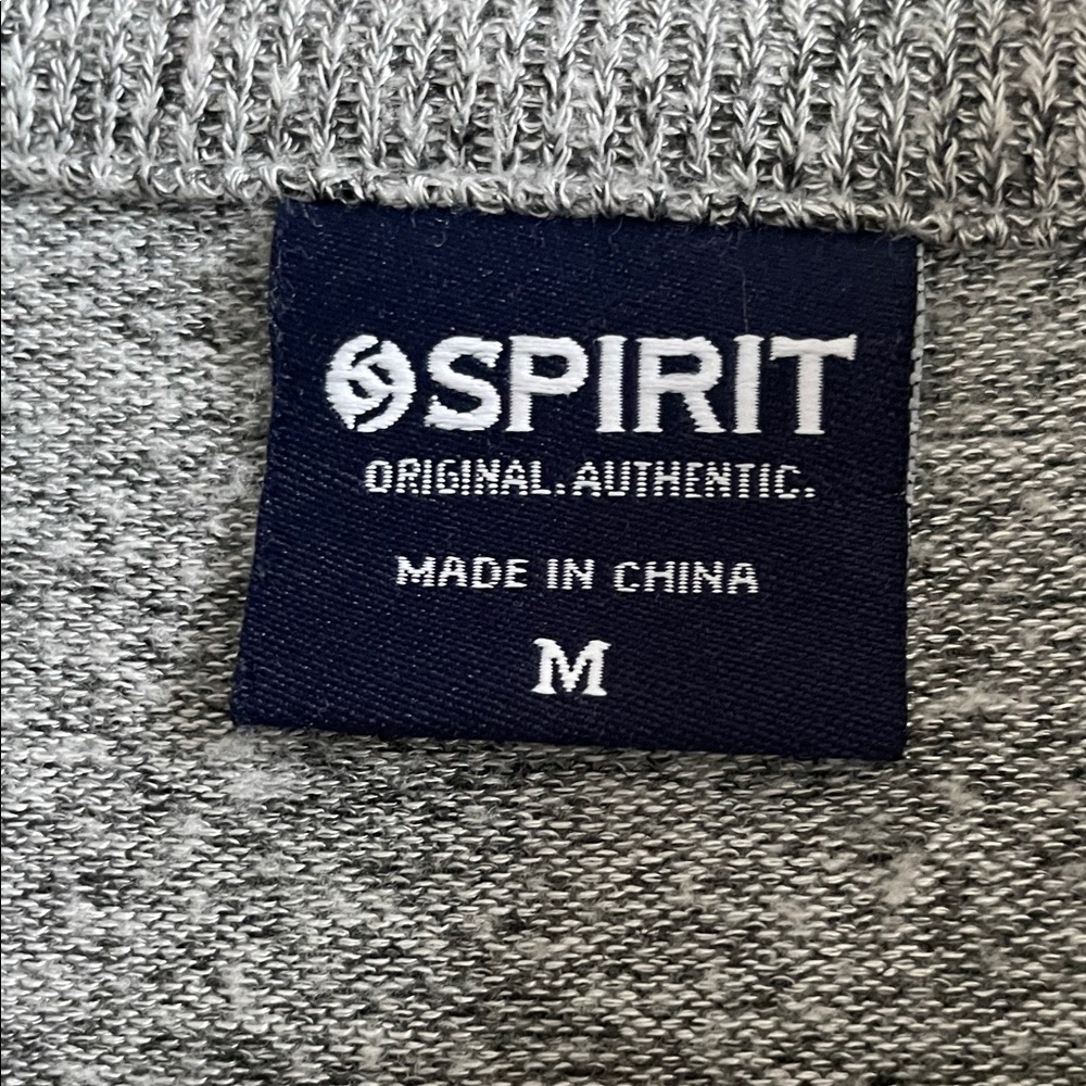 Kent State-Spirit Gray and White Zip Up Sweater - Picture 2 of 6